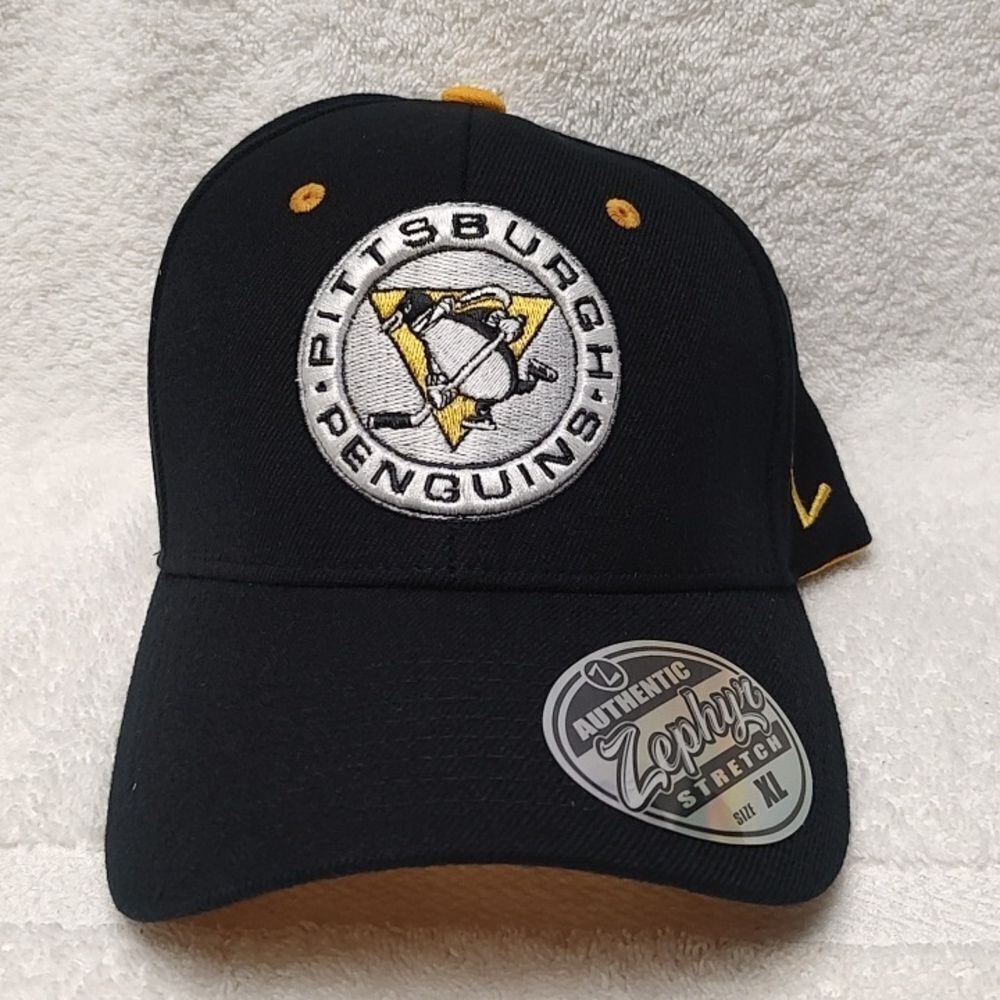 Zephyr Pittsburgh Penguins XL Stretchfit Hat - New